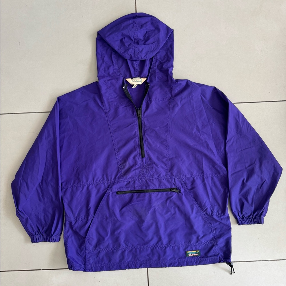Vintage L.L. Bean  Purple Raincoat